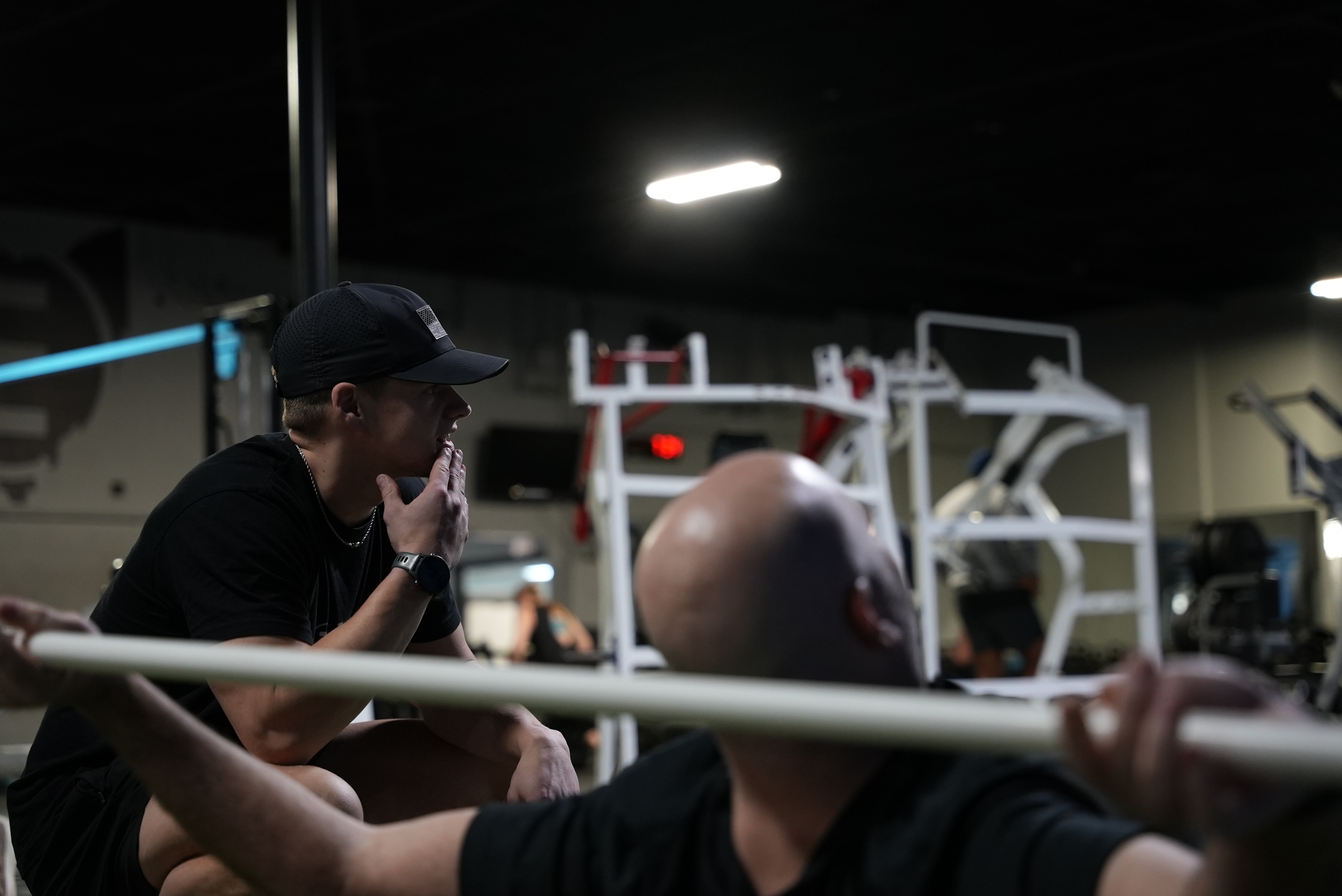 Spencer Zak coaching a client at Elevate